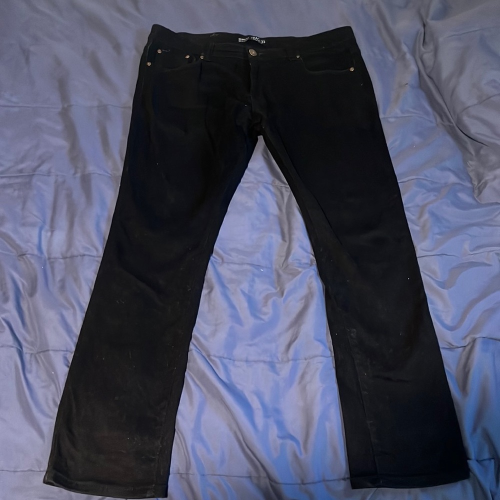 Low rise track 23 size 38/32 black skinny jeans 👖
